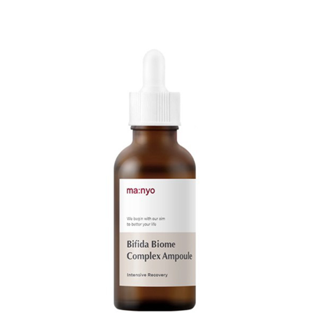 MA:NYO Bifida Biome Complex Ampoule 30ml เซรั่มฟื้นบำรุงและให้ความชุ่มชื้น ลดการเกิดริ้วรอยที่เห็นได้ชัด ช่วยเพิ่มความกระชับ ลดรอยด่างดำหรือรอยแดงที่เกิดขึ้นจากสิว